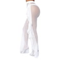thumbnail image 2 of Qiylii Women Sexy Transparent Beachwear Pants, Mesh Sheer Long Trousers, Bikini Cover Up Beachwear, 2 of 6