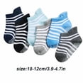thumbnail image 1 of 6 Pcs Bas pour Enfants avec Bonne Élasticité Confortables à Porter Style Simple Bonne Fabrication Chaussettes Croisées Homme 10-12, 1 of 1