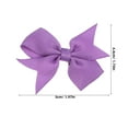 thumbnail image 2 of OULII 8Pcs Handmade Dog Hair Bow Set for Medium Large Dogs Ribbon Clips, 2 of 8