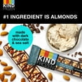 thumbnail image 3 of KIND Frozen Dark Chocolate Almond Sea Salt Creamy Plant Based Treat Bars, 8 fl oz, 5 Pack, 3 of 11