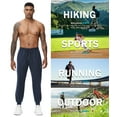 thumbnail image 5 of Weilanxin Men's Sweatpants Athletic Running Pants Lightweight Waterproof Workout Joggers Quick Dry Gym Active Sports Track Training, 5 of 9