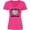 Hot Pink, variant on Inktastic Make Every Day Earth Day with Hearts and Stars Women's V-Neck T-Shirt