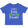 thumbnail image 3 of Inktastic Part Irish All Trouble St. Patrick's Day with Green Clovers Boys or Girls Baby T-Shirt, 3 of 5