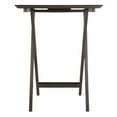thumbnail image 2 of Winsome Anila 5-Pc Set Fan Shape Snack Table Coffee Finish, 2 of 9