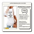 thumbnail image 2 of Playera de Algodón 100% para Mujer con Estampado Personalizado (Frente y Espalda), Añade tu Texto/Foto/Logo/Diseño, Blanco, Talla Chica (S), 2 of 6