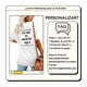 thumbnail image 2 of Playera de Algodón 100% para Mujer con Estampado Personalizado (Frente y Espalda), Añade tu Texto/Foto/Logo/Diseño, Blanco, Talla Chica (S), 2 of 6