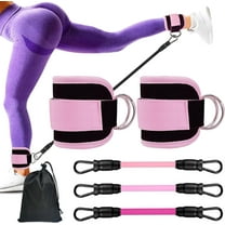 Resistance Bands with Cuffs, Ankle Bands for Working Out, Home Fitness Equipment for Legs and Glutes, Exercise Bands for Butt Lift Women, Achieve Stronger and Firmer Lower Body