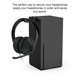 thumbnail image 4 of Seitruly Consola de juegos Auriculares Controlador Rack Soporte de plástico Auriculares para juegos Suspensión Soporte de montaje Reemplazo Videojuegos y accesorios, 4 of 6