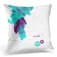 thumbnail image 1 of BSDHOME Blue Color Abstract Cloud Ink Swirling in Water of White Paints Holi Mint Colorful Explosion Pillow Cover 16x16 Inches Throw Pillow Case Cushion Cover, 1 of 1