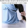 thumbnail image 5 of Outdoor UPF 50+ UV Sun Protection Waterproof Breathable Face Neck Flap Cover Folding Sun Hat for Men/Women, 5 of 8