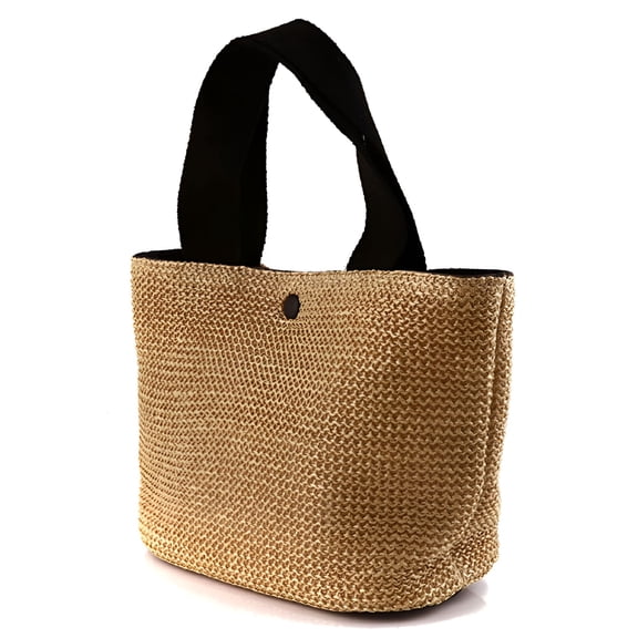 GASTROPOD Women Wicker Handbag Tote Beach Straw Woven Summer Rattan Basket Bags Decor