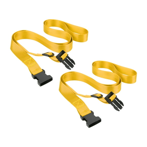 Correa de equipaje de viaje, bloqueo de contraseña ajustable, cinturón de embalaje, correa de bloqueo seguro para equipaje, color amarillo YUNYI BRAND Deportes