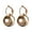 Golden, variant on Hyasfey 1 Pair Drop Earrings Elegant Vintage Smooth Round Bright Luster Decorative Gift Women Ball-Shaped Pendant Hoop Earrings Jewelry for Daily Wear