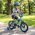 thumbnail image 3 of Costway Vélo pour Enfants de 14 Pouces avec Roues Stabilisatrices. Freins à Main et à Rétropédalage Doubles. Selle Réglable, 3 of 10