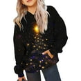 thumbnail image 4 of Sudadera con capucha para niñas y niños, sudadera de manga larga con cuello redondo y estampado de moda, jersey con bolsillo, sudadera de poliéster para niñas, 4 of 8
