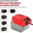 thumbnail image 2 of Para Mil*wauk*ee M18 a Conv. Reductor 12V, Adapt. Corriente Reductor 18V→12V, Prot. contra Sobrec., p/ Adapt. Regulador Voltaje Milwaukee p/ luces, ventil., refrigerador, disp. de auto, 2 of 8