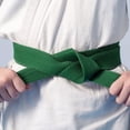 thumbnail image 5 of Uxcell Polyester Taekwondo Colored Ranking Belt For Practitioners Green 1.57"x5.9', 5 of 5
