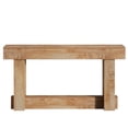 thumbnail image 6 of Fnova 63" Farmhouse Console Table, 2-Tier Wooden Narrow Entryway Table, Long Sofa Table for Living Room, Entrance, Hallway, 6 of 18