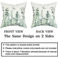 thumbnail image 6 of Spring Eucalyptus LeavesThrow Pillow Covers 20X20 Inches Set of 2 Sage Green Leaf Butterfly Decorative Pillow Cases Summer Floral Pillow Covers Farmhouse Home Decor for Sofa Couch Bed Living Room, 6 of 6
