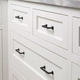 thumbnail image 4 of Goldenwarm 10 Pack 3inch Black Drawer Pulls Brushed Gold Cabinet Pulls, Matte Black Cabinet Handles Brass Drawer Pulls Vintage, Square Dresser Handles Solid Kitchen Cabinet Handles, 4 of 5