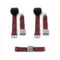 thumbnail image 1 of Ford 1932 Model B Airplane 2 Point Burgandy Retractable Bench Seat Belt Kit - 3 Belts, 1 of 1