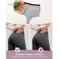 thumbnail image 6 of OEIOEI Seamless Thongs for Women High Waisted Ladies Underwear No Show Panties 5 Pack(L,Soft), 6 of 10