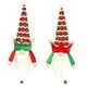 thumbnail image 4 of Yuarrent Funda para botella de vino, muñeca sin rostro, ropa de elfo, funda para botella de vino, sombrero de enano, decoración navideña para Kits de decoración para fiestas Verde, 4 of 6