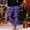 Purple, variant on Dasayo Green Jeggings for Women Christmas Stretchy Yoga Tummy Control Striped Comfortable Slim Trousers Womens Slacks L
