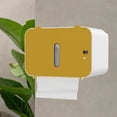 thumbnail image 3 of Portarrollos de papel higiénico, estante de pared para lavandería, oficina, baño amarillo, 3 of 9