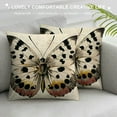 thumbnail image 3 of Retro Vintage Butterfly Pillow Covers  Lumbar Pillowcase  Rectangle Throw Pillow Cases Floral Pillows Butterflies Decorative Pillows for Sofa Couch Living Room Outdoor, 3 of 5
