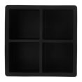 thumbnail image 2 of Juego de 2 bandejas cuadradas de silicona para cubitos de hielo Amazon Basics, color negro, 2 of 3