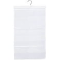 thumbnail image 6 of 2Pcs Hanging Mesh Pocket Shower Organizer, Bathroom Shower Candy Organizer, Shower Organizer with 6 Pockets Hooks, Quicky Drying, Clear, 6 of 7