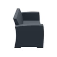 thumbnail image 4 of Compamia Monaco Causeuse d'Extérieur Gris Foncé avec Coussin, 4 of 8