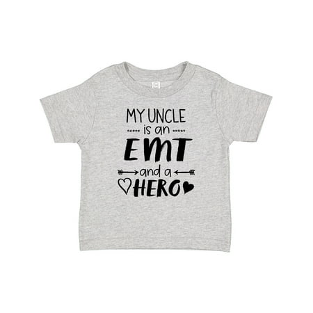 

Inktastic My Uncle is an EMT and a Hero Gift Baby Boy or Baby Girl T-Shirt