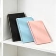 thumbnail image 7 of Hardcover Spiral Notebook,Journal Notebook with Removable Dividers,Notebook College Ruled, Faux Leather Spiral Bound Notebook for Sketching Drawing Writing Home and office Supplies,5.7x8.27 in(Pink), 7 of 7