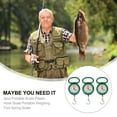 thumbnail image 2 of USHOBE 3Pcs Fish Weighing Scale Hanging Scale Portable Measurement Plastic for Fishing Kitchen, 2 of 4