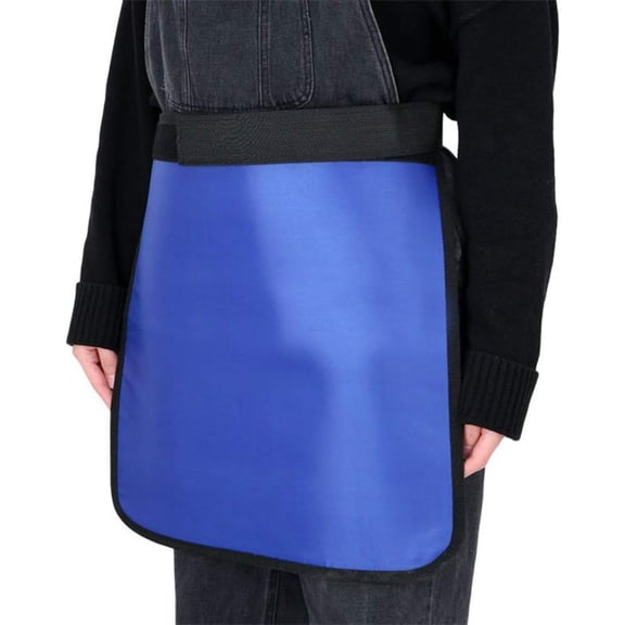 LOYALHEARTDY Lead Apron, 45x45cm 0.5mmpb Equivalency X-Ray Protective Lead Half Apron Radiation Cover for Medical Lab