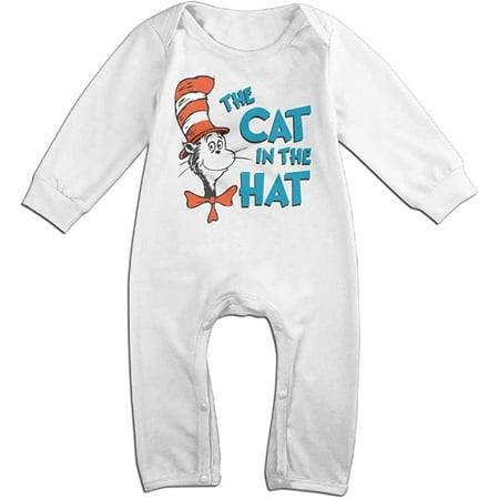 

Dr Seuss The Cat in The Hat Baby Onesie Romper Jumpsuit Bodysuits