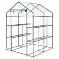 thumbnail image 3 of EDX 56-Inch Portable Walk-In Greenhouse, Non-Frame Design for Garden and Patio, Indoor and Outdoor Use, Transparent, 3 of 6