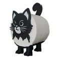 thumbnail image 5 of OIUR 1Pc/2Pcs Cat Toilet Roll Holder Tissue Paper Roll Storage Stand 3D Printed Black Cat Toilet Paper Holder Shelf Bathroom Organizer, 5 of 7