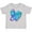 AC-Heather Grey, variant on Inktastic Suicide Prevention Awareness Purple and Teal Heart Ribbon Boys or Girls Baby T-Shirt