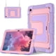 thumbnail image 2 of Funda para Samsung Galaxy Tab A9+, Silicona Anti-caída + Capa Protectora de PC con Soporte Grande Oculto, Correa para el Hombro, Funda Protectora Resistente a Golpes y Tres Pruebas para Tablet, Rosa,, 2 of 8