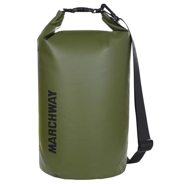MARCHWAY Mochila flotante impermeable con bolsa seca de 5 L/10 L/20 L/30 L/40 L con tapa enrollable que mantiene el equipo seco para kayak, rafting, canotaje, natación, camping, senderismo, pesca en l