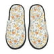 thumbnail image 1 of Balery Floral1 Pantuflas de Casa de Felpa Silenciosas con Diseño Estampado, Zapatillas Cómodas Antideslizantes de Algodón para Interior-Medium, 1 of 8