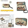 thumbnail image 5 of ZUXONGSY Boho Mandala Rooster Print Crossbody Bags Ladies Shoulder Handbags Purse and Wallet Set Leather Hobo Bag with Wallet Multi Pockets Satchel Purse with Adjustable Strap, 5 of 5