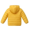 thumbnail image 4 of Busydd Girls Winter Coat 4-14 Years Unisex Solid Color Kids Puffer Jacket Fashion Warm Long Sleeve Boys Winter Coats Zip Hooded Teen Winter Jacket with Pockets 10 Years, 4 of 9