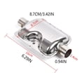 thumbnail image 3 of Air Diesel Heater Parking Exhaust Pipe Stainless Steel with Silencer Muffler, 3 of 12