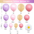 thumbnail image 2 of Kit de arco para globos Macaron Daisy, 149 unidades, con globos de látex y aluminio, 2 of 2