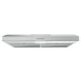 thumbnail image 1 of Streamline 30 in. Carmine Ducted Undermount Range Hood in Brushed Stainless Steel with Mesh Filters, Push Button Control, LED Light, 1 of 9