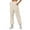 A-Beige95, variant on Bibifish Women's Pants Fleece Lined Cargo Sweatpants Elastic Waist Soft Cozy Fall Winter Loose Fit Loungewear Pants With Side Pocket